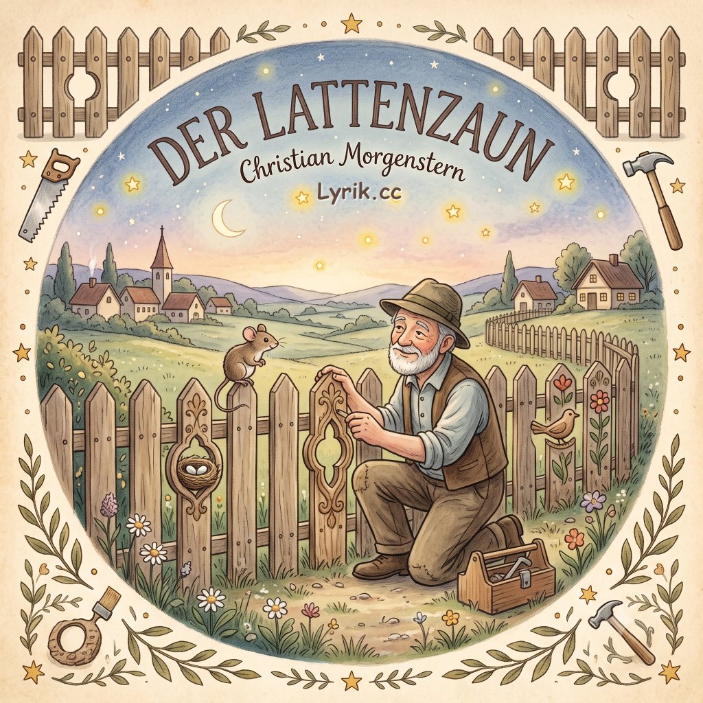 Christian Morgenstern: Der Lattenzaun