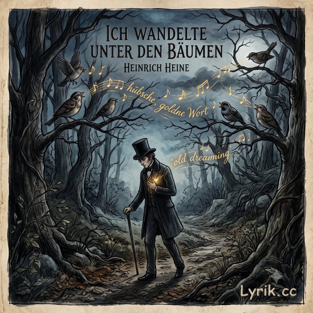Heinrich Heine: Ich wandelte unter den Bäumen