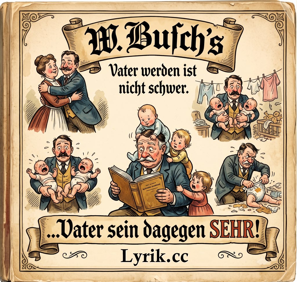 Wilhelm Busch: Vater werden ist nicht schwer