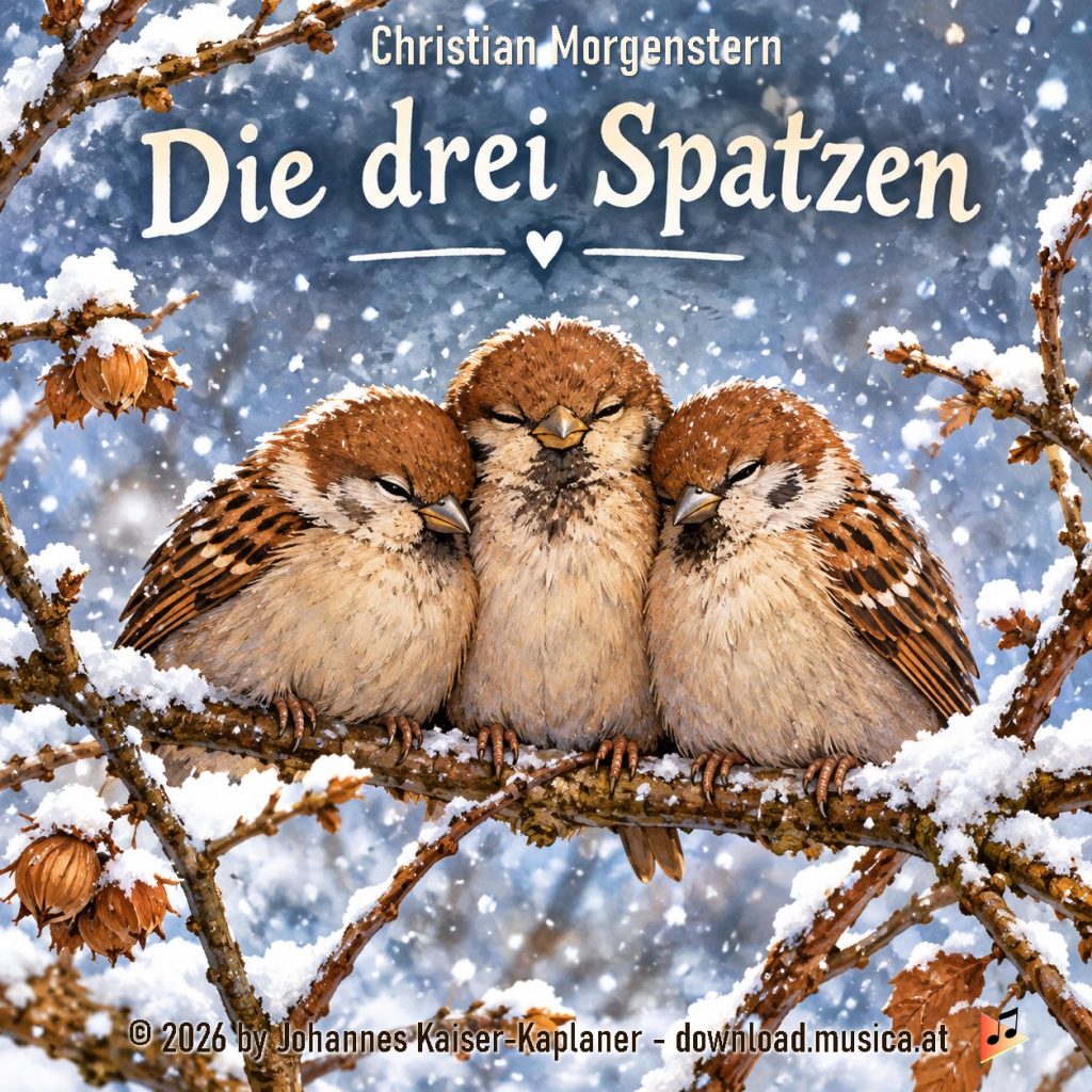 Christian Morgenstern: Die drei Spatzen